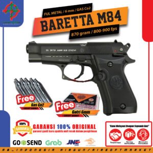 BARETTAM84 HITAM UPGRADE FREE GAS 5 BOTOL DAN GOTRI 300 BUTIR