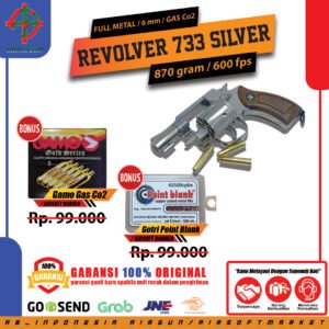 Artboard 1_2 REVOLVER 733 WINGUN SILVER FREE GAS 5 BOTOL DAN GOTRI 300 BUTIR