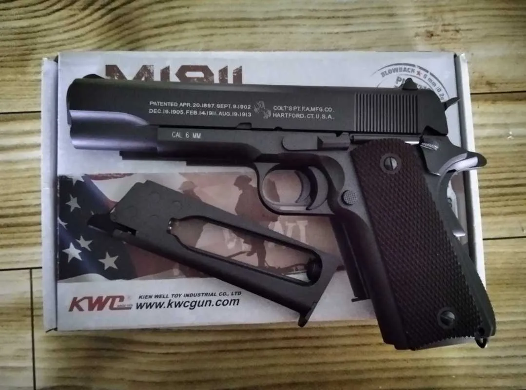 FN 1911 4,5 UPGRADE BONUS GAS 5 BOTOL DAN GOTRI 300 BUTIR BONUS SKK DAN KTA - Gambar 5