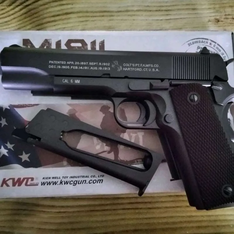 FN 1911 4,5 UPGRADE BONUS GAS 5 BOTOL DAN GOTRI 300 BUTIR BONUS SKK DAN KTA - Gambar 2