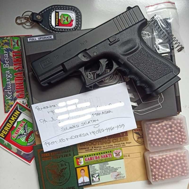 GLOCK19 CLASIK UPGRADE FREE SKK DAN KTA GAS DAN BB - Gambar 4
