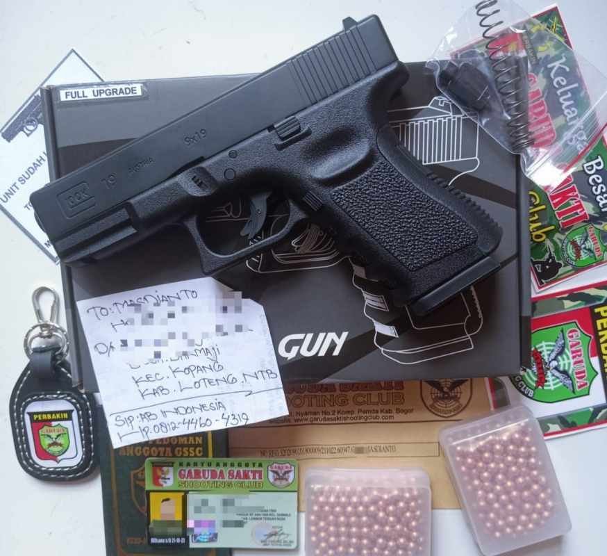 GLOCK19 CLASIK UPGRADE FREE SKK DAN KTA GAS DAN BB - Gambar 3