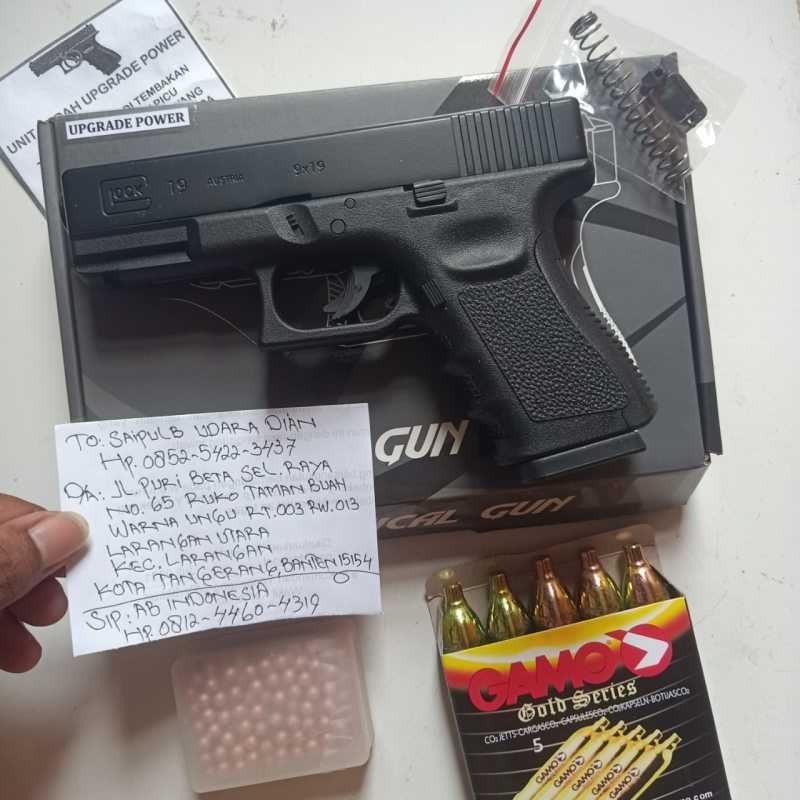 GLOCK19 CLASIK UPGRADE FREE SKK DAN KTA GAS DAN BB - Gambar 2